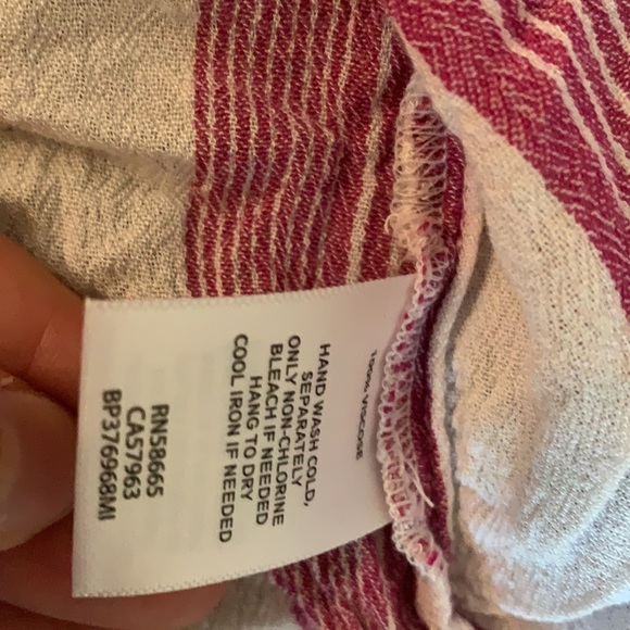 Nordstrom BP Striped, stretchy blouse - Picture 5 of 6